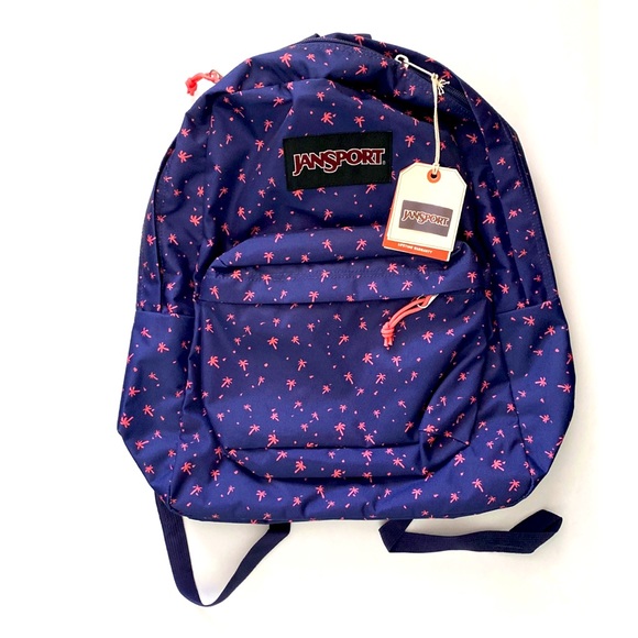Jansport Black Label Superbreak Palm Life Backpack - Picture 2 of 8